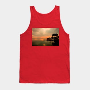 Super Silhouetted Sirmione sunset Tank Top